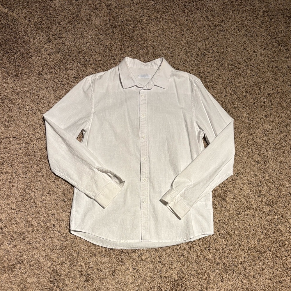 Casual White Button Down